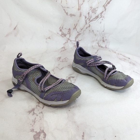 Chaco Sandal Womens 9.5 Purple Outcross Evo Free Bungee Laced Sport Shoe J105906 - Picture 4 of 10